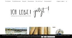 Desktop Screenshot of ichlebejetzt.com